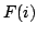 $F(i)$